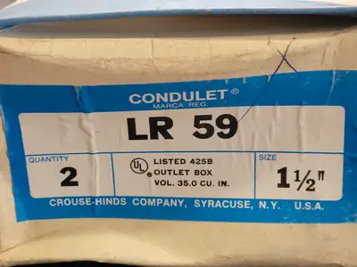 NEW CROUSE-HINDS LR59