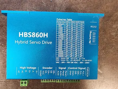 HBS860H Closed Loop Servo Motor Driver Hybrid Step Servo Drive with RS232 Port