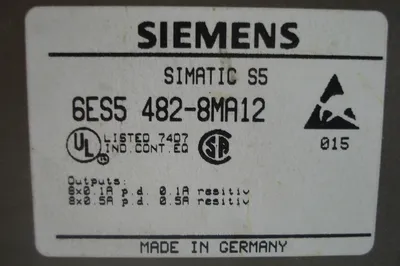 USED SIEMENS 6ES5 482-8MA12 SIMATIC S5