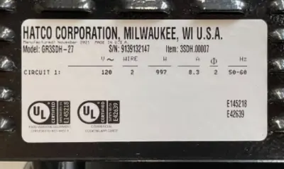 Used _UNKNOWN_ GR3SDH-27 Countertop Display Warmers Michigan US | Grocery Equipment Sales #1385454