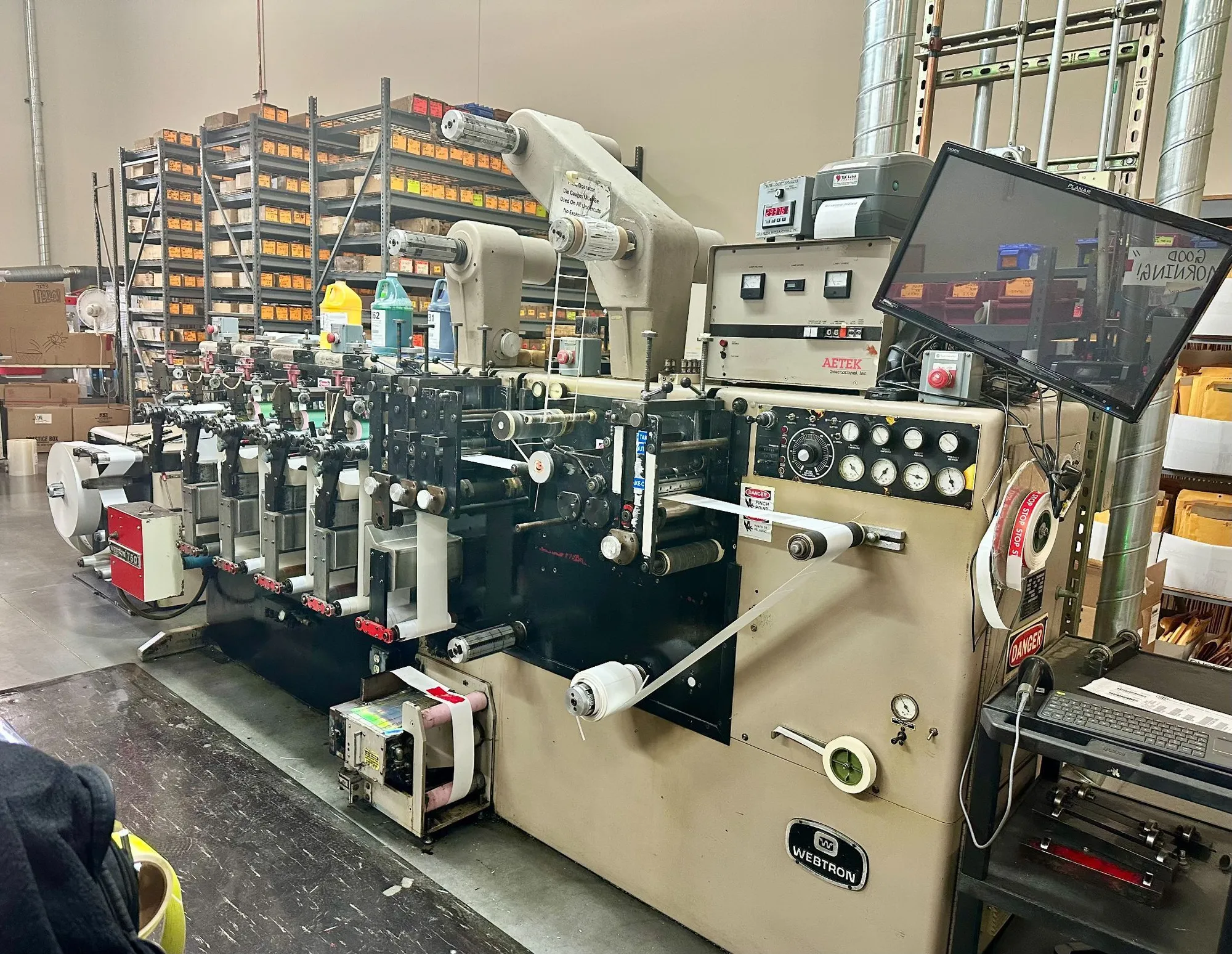 Used 1990 WEBTRON 750 Flexo Printing Presses US | Styers Equipment Company #1425723