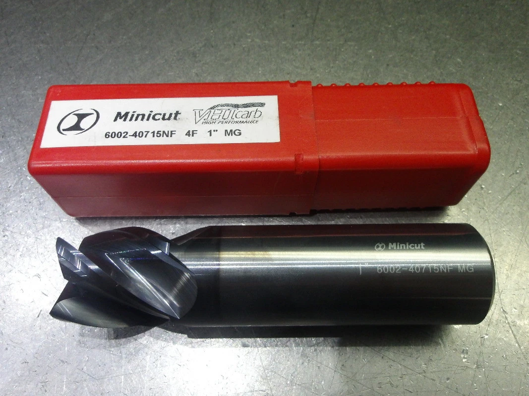 Minicut/VHIcarb 1" 4 Flute Carbide SQ Endmill 1" Shank 6002-40715NF (LOC1430B)