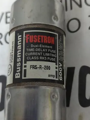 New | in-Stock COOPER BUSSMANN FRS-R-200 Miscellaneous Equipment (Electrical & Power) | Surplus Asset Holdings #1196651