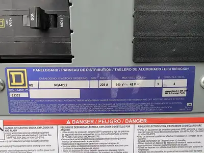 75 kVA Temporary Power Distribution Cart 600V Pri. 208Y/120V Sec.