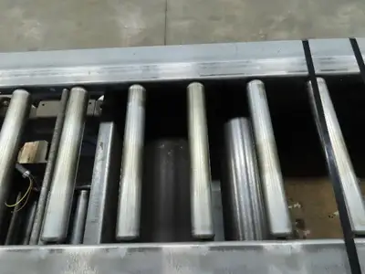 Automotion 24"x 52' Modular Roller Bed Incline Belt Conveyor Center Drive 460V
