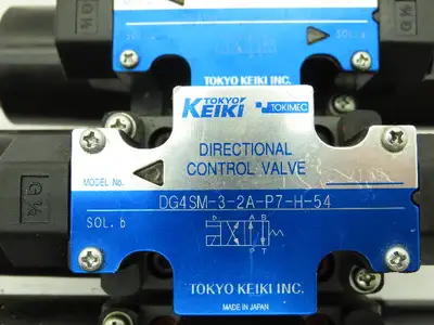 Tokyo Keiki DG4SM / TGMX2 Directional Control Solenoid Relief Valve Stack 24V