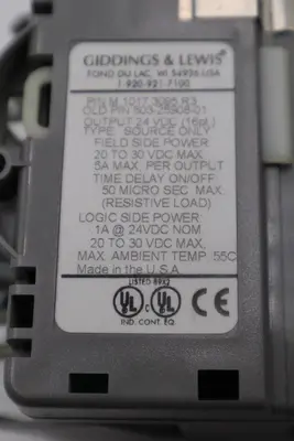 GIDDINGS & LEWIS DANAHER MOTION M.1017.3095 R3 / M10173095 R3 MODULE #6000