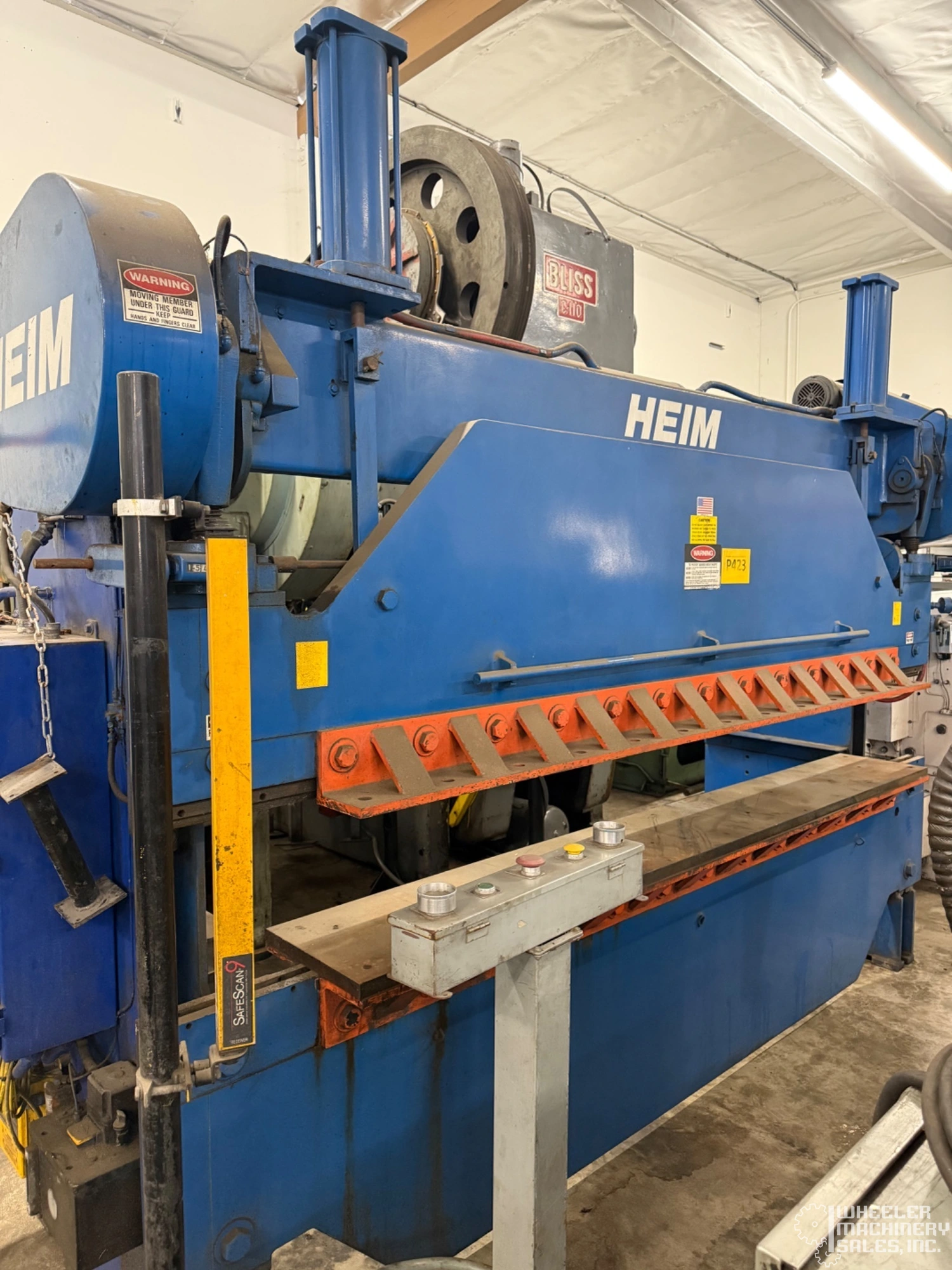 Heim 45-10 Flanged Bed Mechanical Press Brake #7565
