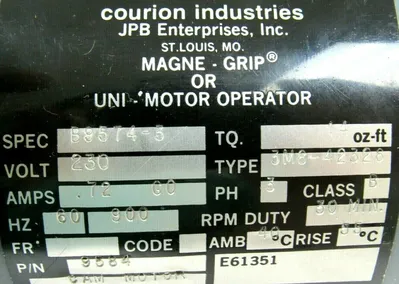 NEW COURION 3M8-42328 MOTOR B9574-3 9584 59-8-94-C 3M842328
