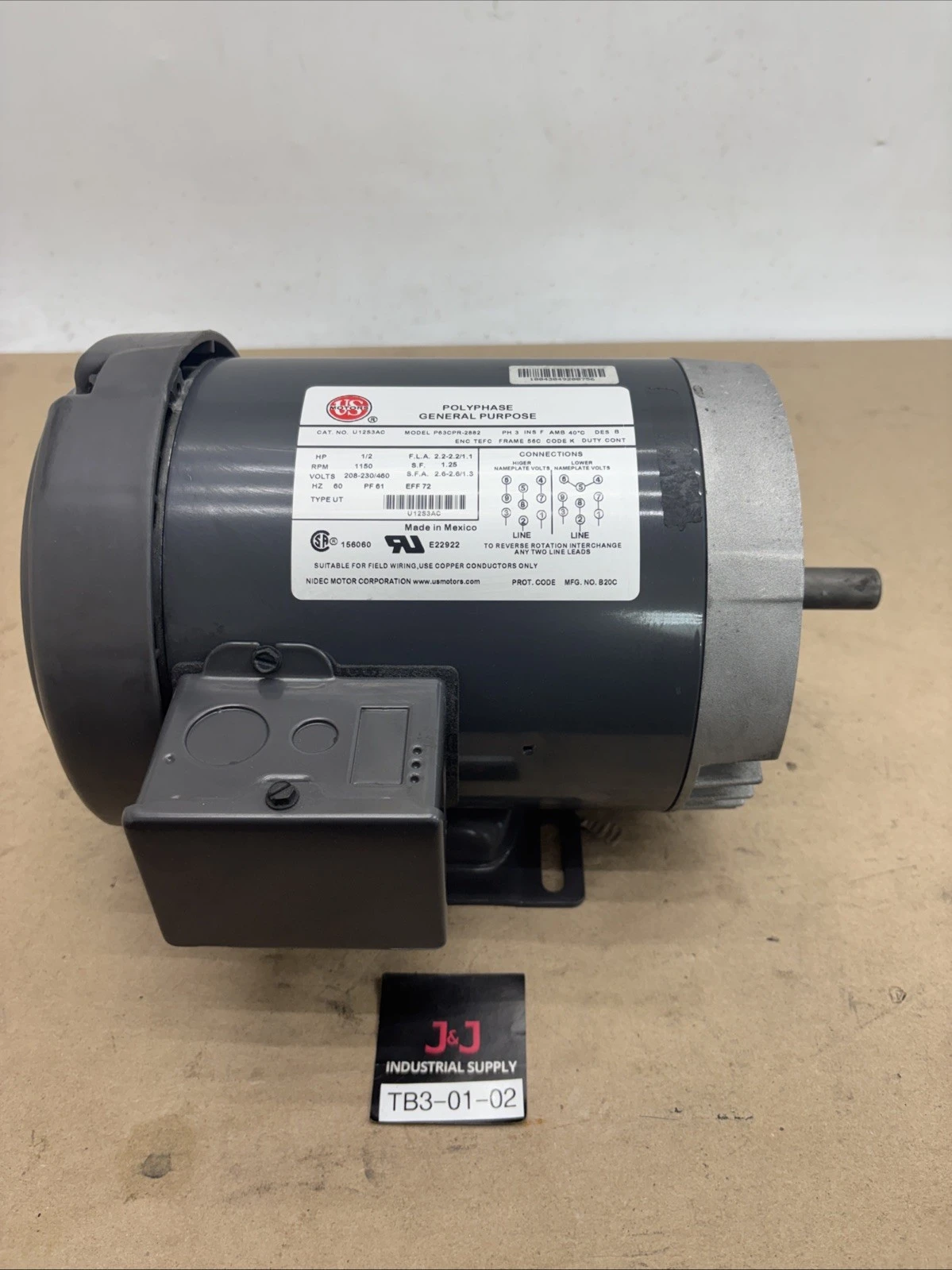 New | in-Stock US MOTORS P63CPR-2882 Miscellaneous MRO Indiana US | J&J Industrial Supply #1481562