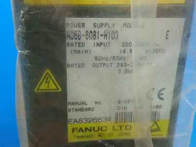 Used FANUC A06B6081H103 Power Supplies | HGR 24 #739002