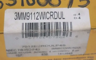 NEW FAFNIR / TIMKEN 3MM9112WICRDUL SUPER PRECISION BEARING SET