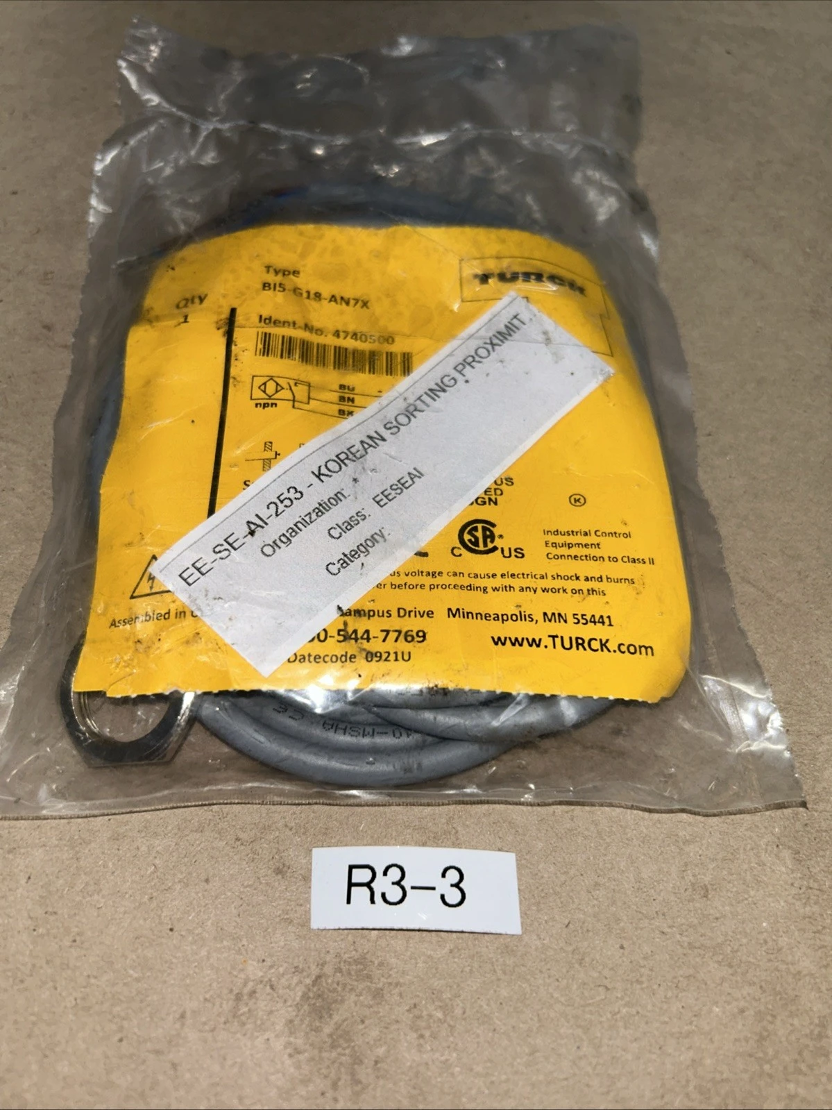 NEW Turck B15-G18-AN7X