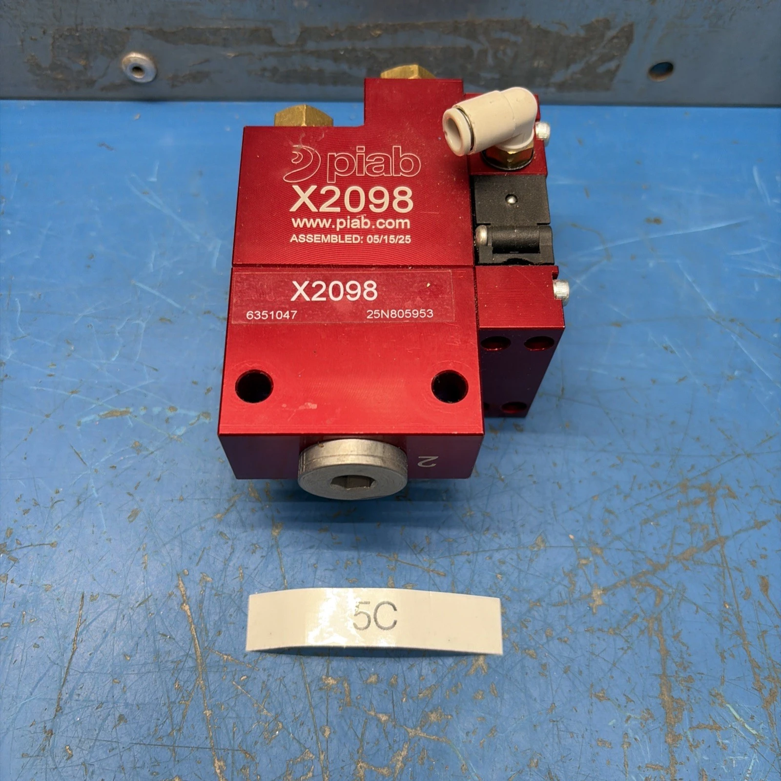 Used PIAB X2098 Valves/Fittings Indiana US | J&J Industrial Supply #1328175