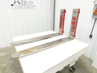 Bolzoni BX2500X500 B 5x47.75" Class 3 Steel Forklift Forks 20" Carriage 1-Pair