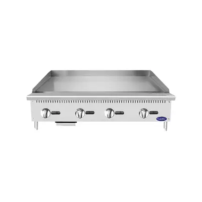 New | in-Stock Atosa New Atosa ATMG-48 HD 48" Manual Griddle with Total 120,000 BTU Commercial Flat Top Griddles Illinois US | Falcon Restaurant Supply #1375223