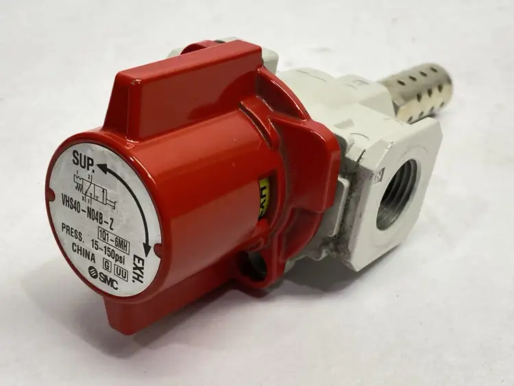 Used SMC MANUAL LOCKOUT RELIEF VALVE SINGLE ACT 3-PORT Valves/Fittings | Maverick Industrial Sales #1102489