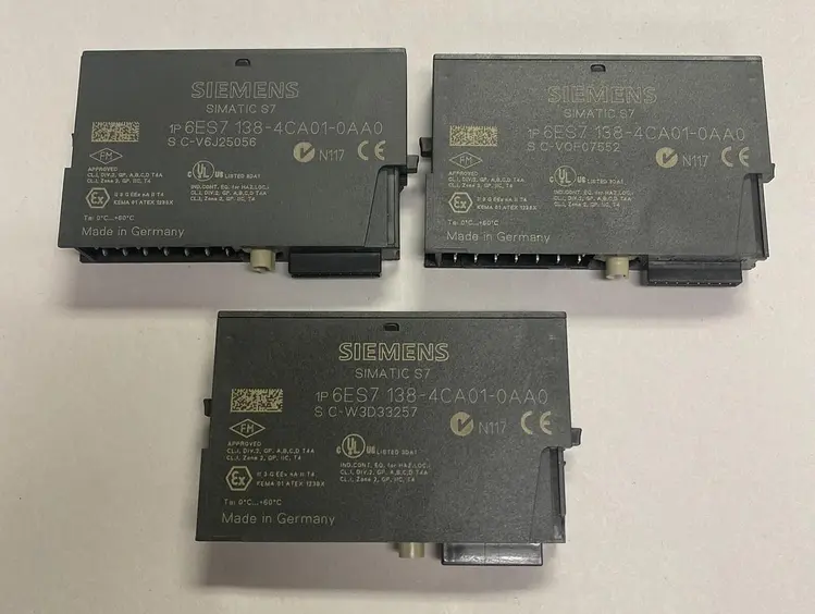 Used SIEMENS 6ES7138-4CA01-0AA0 Misc Electrical & Power Parts | Surplus Asset Holdings #1217026