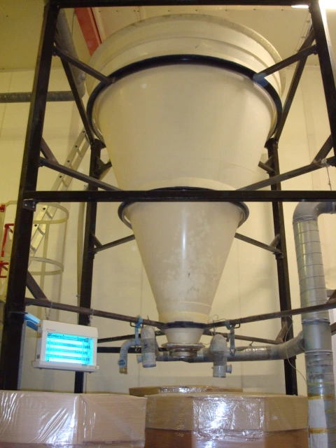5 Cu.M White Polythene Hopper