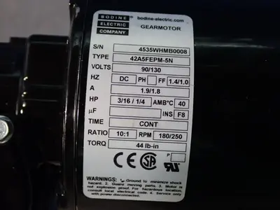 NEW BODINE ELECTRIC 42A5FEPM5N