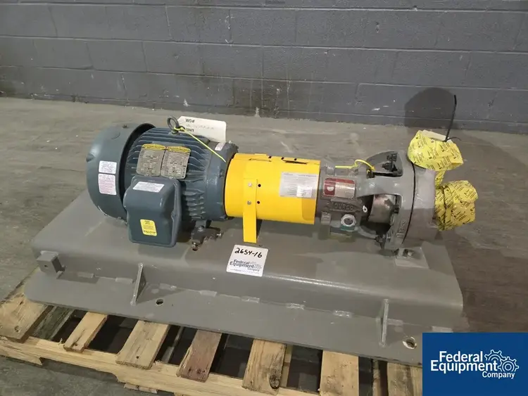 Used FlowServe 10 HP Flowserve Centrifugal Pump, Model MK3 Lo-Flo, C/S Pumps Ohio US | Federal Equipment Company #1337709
