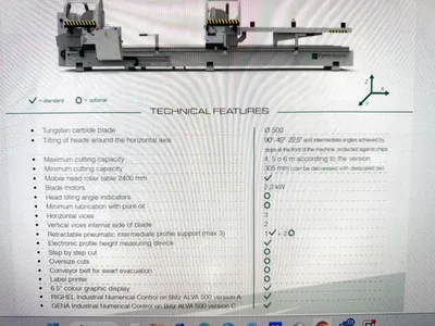 2014 FOM INDUSTRIE BLITZ ALVA 500A Circular Cold Saws | CNC EXCHANGE (16)