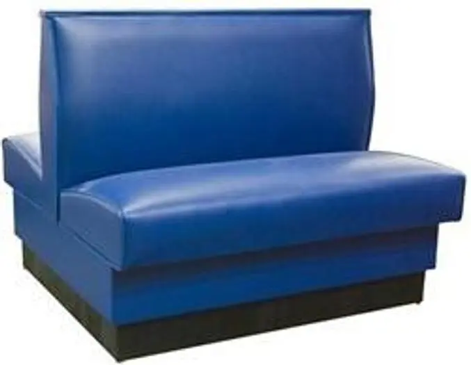STANDARD SINGLE  BOOTH SEATING -  46 WIDE X 42" HIGH  VINYL - 6 COLORS
