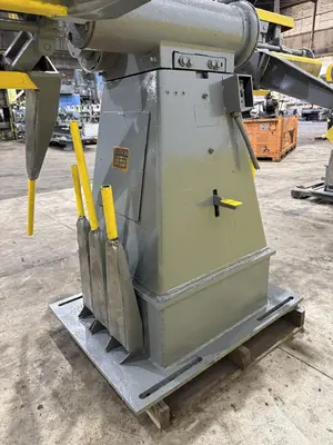 2500 LBS X 12" COOPER WEYMOUTH DOUBLE END PULL-OFF COIL REEL UNCOILER: STOCK #22618