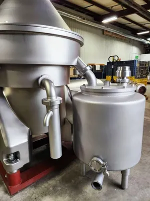 Westfalia MSG 75-01-076 CIP whey/milk skimmer, 316SS.