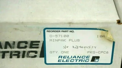 NEW RELIANCE ELECTRIC O-57100 LOGIC MODULE MINPAK PLUS O57100