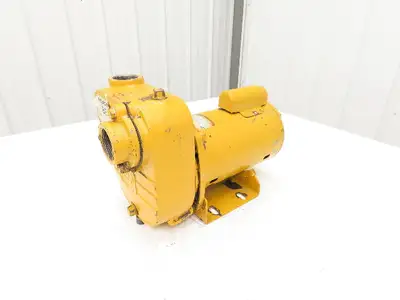 Monarch BE-S75 Sewage Effluent Sump Pump 1.25"NPT 3/4Hp 115/230V Self Priming