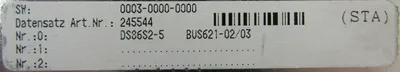 USED BAUMULLER BUS6-VC-A0-0001 DRIVE WITH BUS621-02/03-54-0-000 POWER UNIT