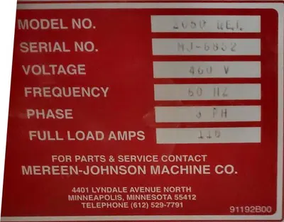 USED MEREEN-JOHNSON 2050