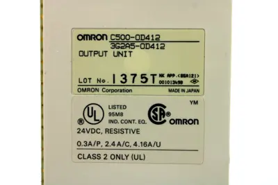 USED OMRON C500-OD412/3G2A5-OD412