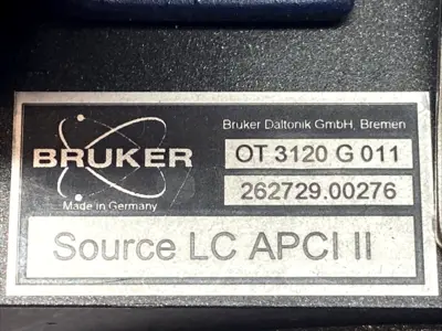 USED BRUKER ION SOURCE MODULE