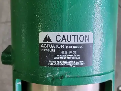 Control Valve Actuator w/ 3600 Series Valve Positioner