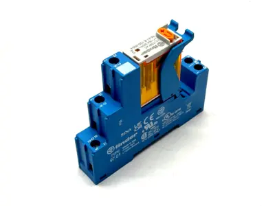 97.01,46.61.8.120.0054 | Finder 97.01 Relay Base w/ 46.61.8.120.0054 Relay 120VAC 16A - New – Open box