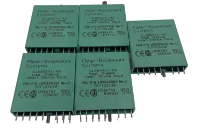 USED FISHER-ROSEMOUNT 12P0323X032 INPUT MODULE REV. C LOT OF 5