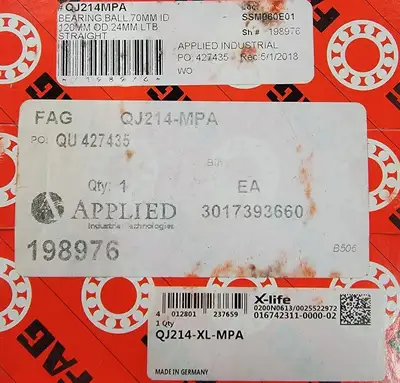Four Point Contact Ball Bearing QJ214-XL-MPA