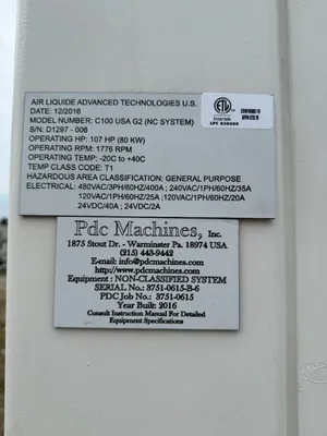 Used 2016 AIR LIQUIDE C100 USA G2 Processing (misc) New Jersey US | Perry Equipment #1403974