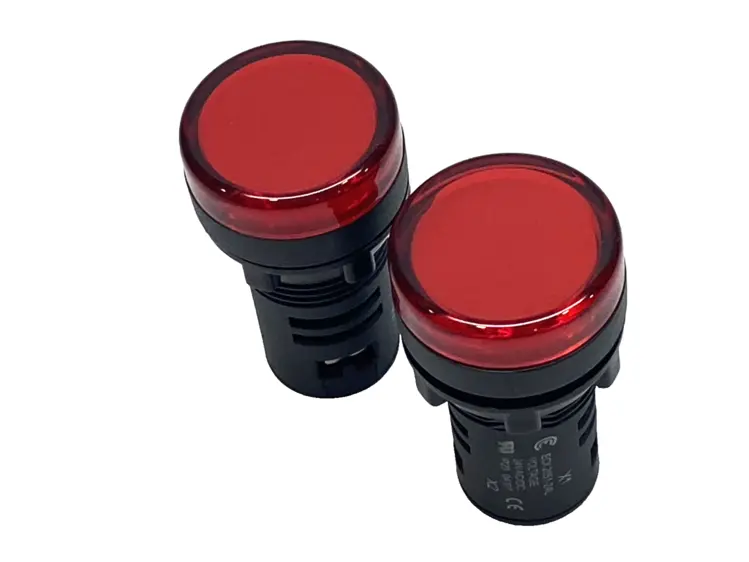 New | in-Stock AutomationDirect LED Indicator Light 22mm Red 24V AC/DC LOT OF 2 Light Source Equipment Michigan US | Maverick Industrial Sales #1399897