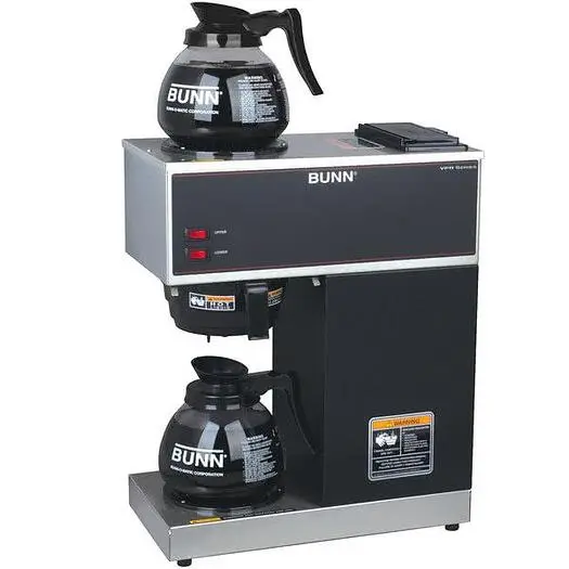 BUNN VPR 12 Cup Pourover Coffee Brewer - 2 Warmers - 120V, Factory Refurbished