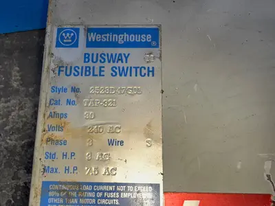 USED WESTINGHOUSE TAP321
