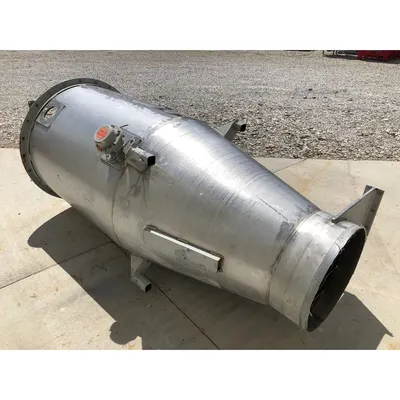 Used 50 Cubic Foot Stainless Steel Hopper Bin Receiver
