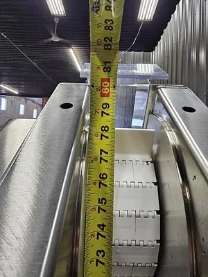Used Belt Conveyor, 3’’ Wide X 80’’ Long