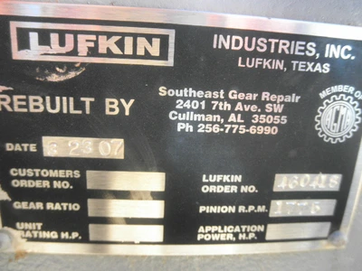 USED LUFKIN S106CH
