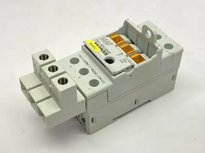 3NW7534-1HG | Siemens  Fuse Holder 3-Pole Class CC 600V 30A w/ 5ST2600 - Used