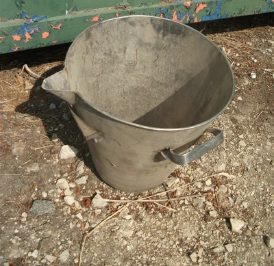 30 L S/S Open Top Tank With Handles