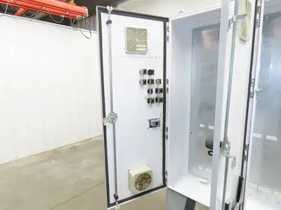 Hoffman Electrical Enclosure Control Panel 60x49x12" JIC 30A Breaker A60X4912