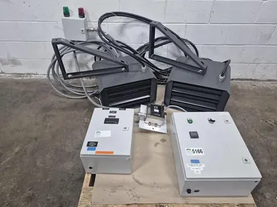Dual Unit Heater System w/ Thermostat & C02 Detector